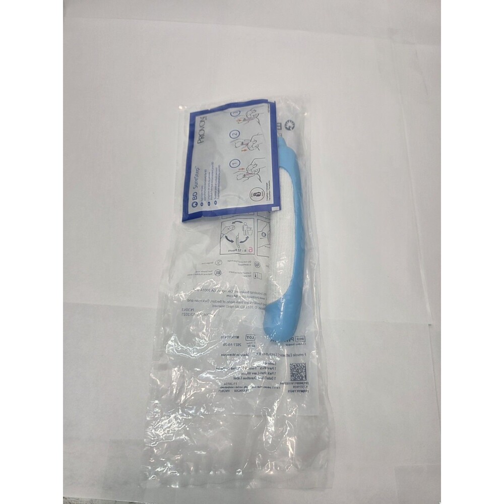 (6) BD PureWick Female External Catheter Blue/White Disposable - Picture 2 of 7